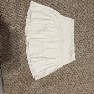 SHEIN White Skater Skirt